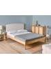 Beliani 2-tlg Doppelbett CLAIRAC in Braun