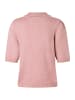 More & More kurzes 1/2 Arm-Strickpolo, Zierknöpfe in mellow rose