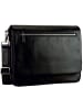 Leonhard Heyden Montreal Messenger Leder 36 cm in schwarz