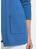 GOLDNER Kurzgröße:  Elegante Strickjacke mit Kaschmir in blau