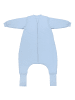 Schlummersack Schlafsack mit Füßen und umklappbaren Bündchen, 2.5 TOG in Blue Ice