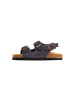 Plakton Lederpantoletten Kind Baku Blau
