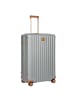 BRIC`s Capri 4 Rollen Trolley 78 cm mit Dehnfalte in silver
