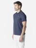 KOROSHI Elegantes basic-polo mit kurzen Ã¤rmeln fÃ¼r herren in blau