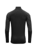 DEVOLD M RUNNINGMERINO COVER ZIP NECK in Schwarz
