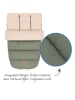 fillikid Cord-Fußsack Atlas mit Teddy Plüsch in green