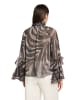 Vera Mont Chiffonbluse mit Volant in Brown/Brown