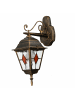 Licht-Erlebnisse Außen Wandlampe (B)15 x (H)43 cm in Kupfer Antik