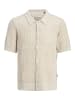 Jack & Jones Gestricktes Hemd in Almond Milk