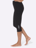 Sieh an! Capri-Leggings in weiß + schwarz