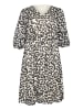 KAFFE curve Kleid KCsaphia A-shape in Black/White Leopard