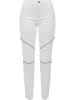 Urban Classics Jeans Stretch Damen Bikerhose skinny in Weiß