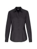 Seidensticker Klassische Bluse Slim in Schwarz