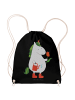 Mr. & Mrs. Panda Gym Bag Einhorn Gärtner ohne Spruch in Schwarz