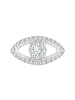 Glanzstücke München Ohrringe Allsehendes Auge aus Sterling Silber mit Zirkonia in silber