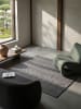 KADIMA DESIGN Teppich Kurzflor Geometrisch rutschhemmend pflegeleicht Wohnzimmer in Anthrazit