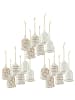 Villeroy & Boch 18er Set Glasglocken Winter Collage Accessoires 19,5 x 19,5 x 18,5 cm in gold
