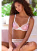LASCANA Slip in weiß-rosa