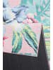 Accessorize Kurzflorteppich Tropical Orchid in rosa