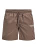 Jack & Jones Badeshorts in Deep Taupe
