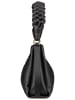 COCCINELLE Handtasche Boheme Grana Double in Noir/Cognac