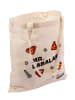 United Labels Bastian Bielendorfer Stoffbeutel - Mr. Labalaba - . Baumwolle Beige in beige