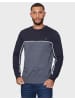 Threadbare Sweatshirt Kinross in blau-schwarz