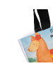 Mr. & Mrs. Panda Damen Schultertasche Alpaka Stolz Design mit Sp... in Weiß