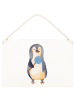 Mr. & Mrs. Panda Deko Schild Pinguin Lolli ohne Spruch in Transparent