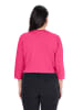 Ulla Popken Shirtjacke in magentapink