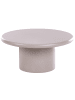 Beliani Couchtisch YUKON in Beige - (W) 80 x (H) 37 x (L) 80 cm