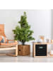 relaxdays 6x Regalkorb in Grau - 30 cm