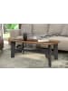 byLiving Couchtisch JONNY in Old Wood / Anthrazit - (B) 110 x (H) 42,5 x (T) 55 cm