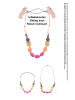 collezione alessandro Lange Kette " Hilda " in blau