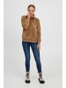 Oxmo Fleecepullover OXAnniki in Braun