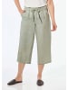 GOLDNER Kurzgröße:  Leinenhose Leinenhose in baummoos