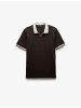 KOTON TSHIRT SS POLO in Braun