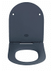 Wenko Sedilo WC-Sitz aus Duroplast, Farbe grau matt in Anthrazitfarben, 36,2 x 45,2 cm
