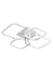 Tphecda Deckenlampe LED 4-flammig eckig in Weiß 60x46x12 cm