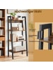 VASAGLE Standregal Barnet in Vintagebraun-Schwarz - (B)34 x (H)137.5 x (T)56 cm