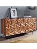 KADIMA DESIGN Sideboard 144x72x47 cm Massivholz / Metall Anrichte, Kommode