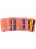 Depesche Deluxe Federtasche GIRL POWER inkl. Stifte TOPModel 5 x 15,5 x 22 cm violett in violett