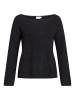 Vila Strickpullover in Black Beauty