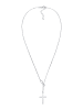 Elli Halskette 925 Sterling Silber Infinity, Kreuz in Silber