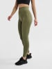 Hummel Hummel Leggings Hmlmt Yoga Damen Dehnbarem Feuchtigkeitsabsorbierenden Nahtlosen in DEEP LICHEN GREEN