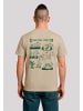 F4NT4STIC T-Shirt US National Parks Montage in sand