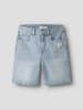 name it Jeansshorts in Light Blue Bleached Denim