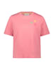 CARTOON Rundhals-Shirt mit Stickerei in Patch Pink/Orange