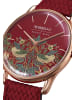 August Berg Morris & Co. Crimson Strawberry Thief  N°2 in rosegold crimson