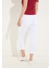More & More klassische 7/8 Color-Denim-Jeans in white